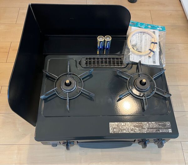 リンナイ ガステーブル ガスコンロ プロパンガスLPG用 KG35NBKL K セット