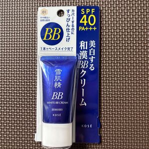 コーセー 雪肌精 ホワイトBBクリーム エッセンスファンデーション 01・新品未開封品
