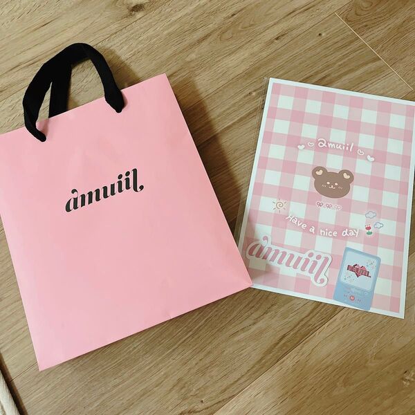 amuiil アムイル popupイベント 紙袋 ステッカー