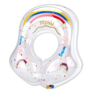 1〜3歳 安全設計 赤ちゃん 浮き輪 幼児用 レインボー swimbobo