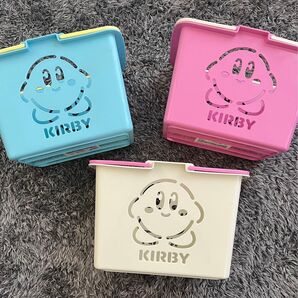 星のカービィ カラーバスケット 3個セット カゴ 小物入れ