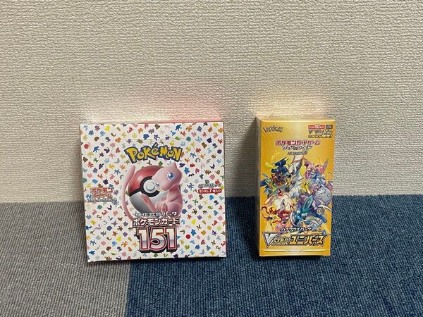 【シュリンク付き】ポケモンカード151 vスターユニバース BOX