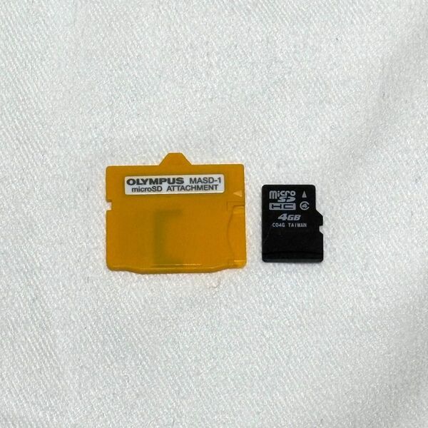 オリンパス OLYMPUS MASD-1 microSDカード4GB のセット