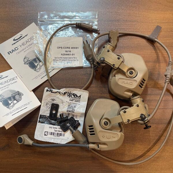 実物 ops-core RAC HEADSET おまけ付き