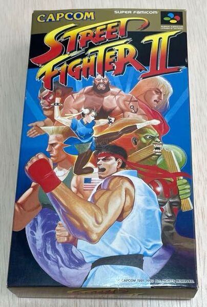 【美品☆早期発送可】スーパーファミコン ストリートファイターII SHVC-2