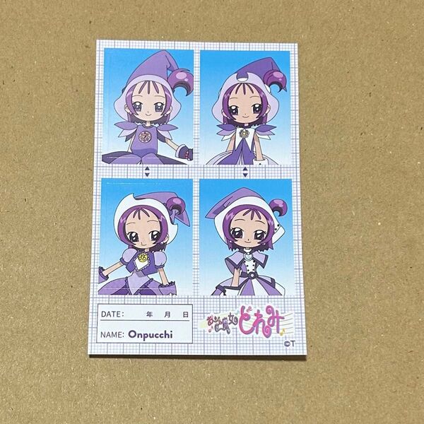 おジャ魔女どれみ 瀬川おんぷ 証明写真風ステッカー AniBirth