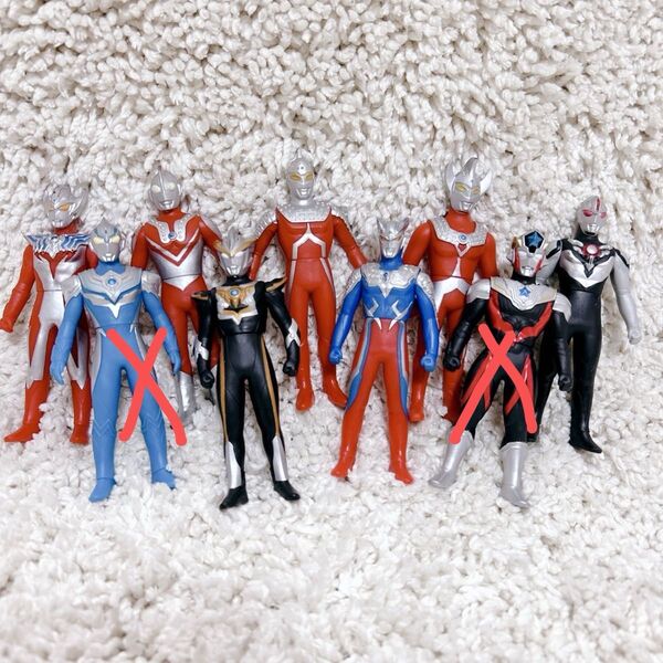 【まとめ売り】 ウルトラヒーローズシリーズ ウルトラマン ソフビ 円谷プロ セブン タロウ ゾフィー タイガ ゼロ セット まとめ