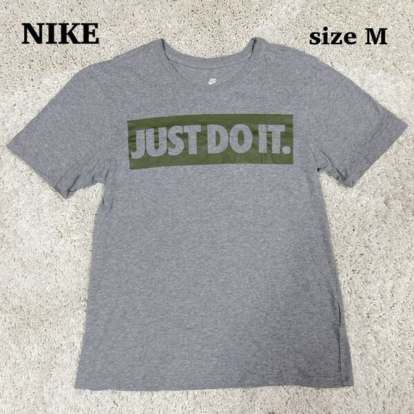 【美品】THE NIKE TEE JUST DO IT Tシャツ ボックスロゴ カットソー 半袖 プリント ロゴ スポーツウェア