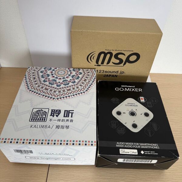 ☆Roland GO:MIXER☆MSPピックアップ123sound.jp☆LingTing 21キー カリンバ☆3点