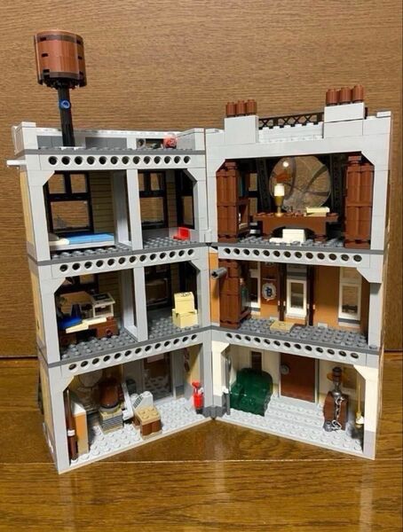 LEGO 建物セット ブロック 街シリーズ ミニフィグ付き アベンジャーズ