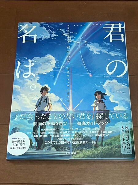 【未使用に近い美品】 君の名は 公式ビジュアルガイド