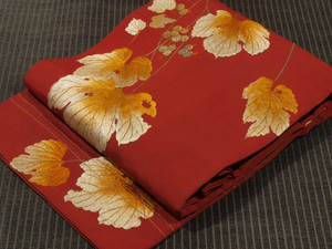 *[ embroidery ].. writing .. Nagoya obi antique TAJE02020 manner comfort 