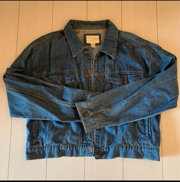 FOREVER21 デニムジャケット インディゴブルー Lサイズ 古着