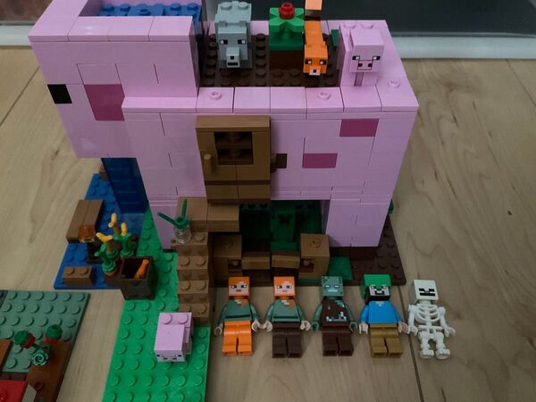 レゴ互換 マインクラフト ブタのおうち まとめ売り