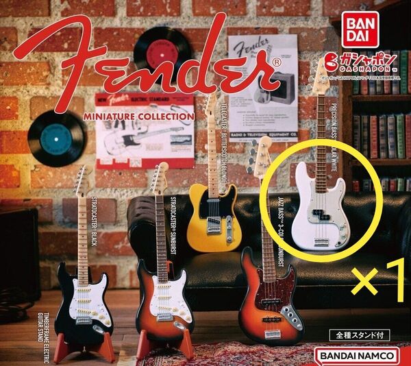 Fender Miniature Collection PRECISION BASS POLAR WHITE フェンダー