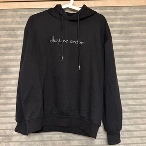 送料込み ブラック 長袖 パーカー 160サイズ