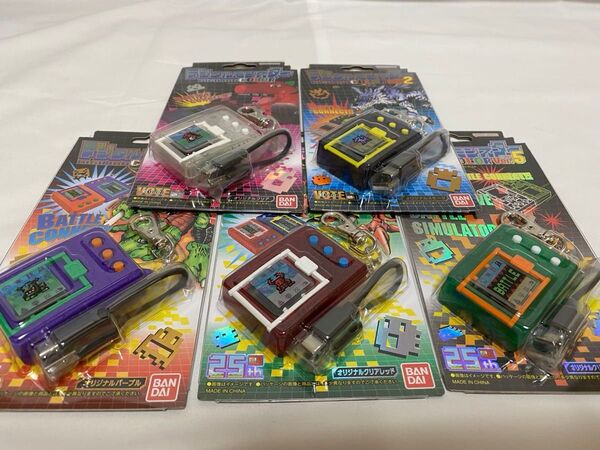 【新品未開封】デジタルモンスターCOLOR Ver1.2.3.4.5 全バージョン5点セット プレミアムバンダイ限定