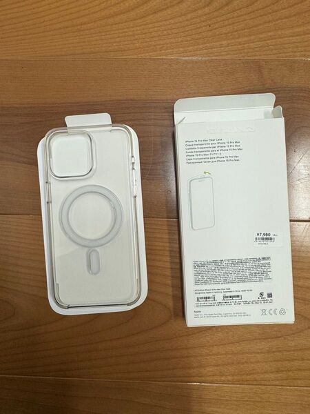 iPhone 15 Pro Max clear case MagSafe 正規品 Apple