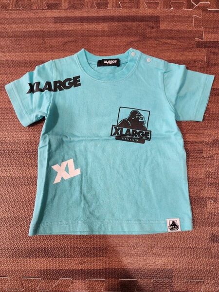XLARGEキッズ Tシャツ 90 ブルー