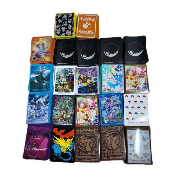 ポケモンカード ポケカ デッキシールド まとめ売り 22個 ブイズ 他 ルチア ルギア キョダイマックス