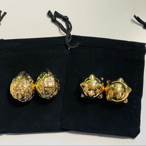磁気健康クルミ・磁気健康ボール 金/金セット
