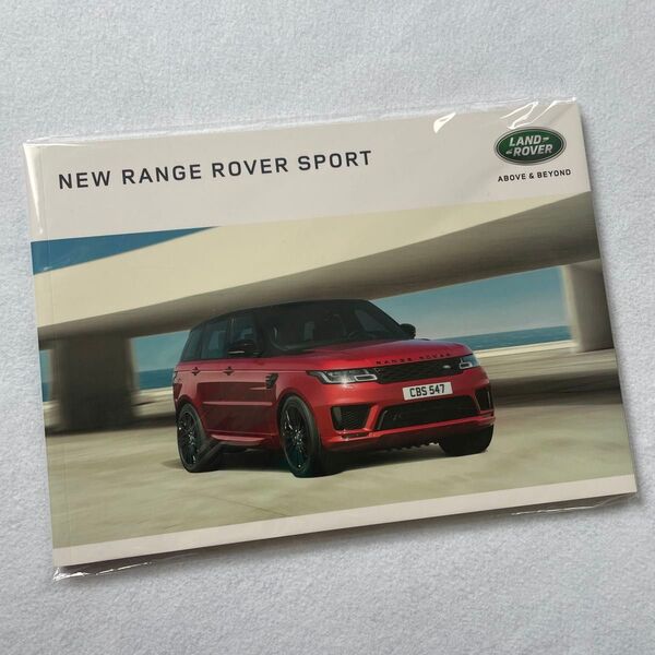 【新品未使用】ランドローバー レンジローバースポーツ カタログ 2018年版 84ページ SVR