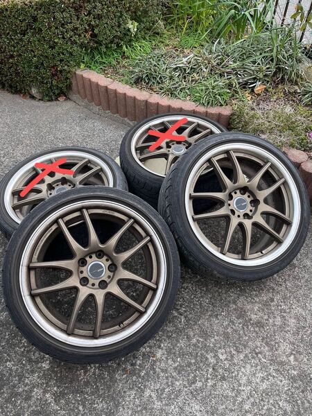WORK EMOTION CR2P 18inch 8.5j +50 5/112 球面座 特注品 W176 A180 ※2本分
