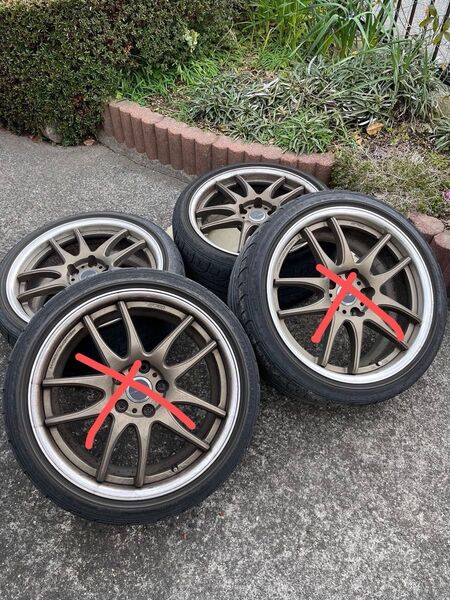 WORK EMOTION CR2P 18inch 8.5j +50 5/112 球面座 特注品 W176 A180 ※2本分