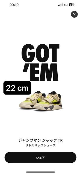 Travis Scott×Nike PS Jumpman Jack TR CJ1 T-Rexx Bright Cactus