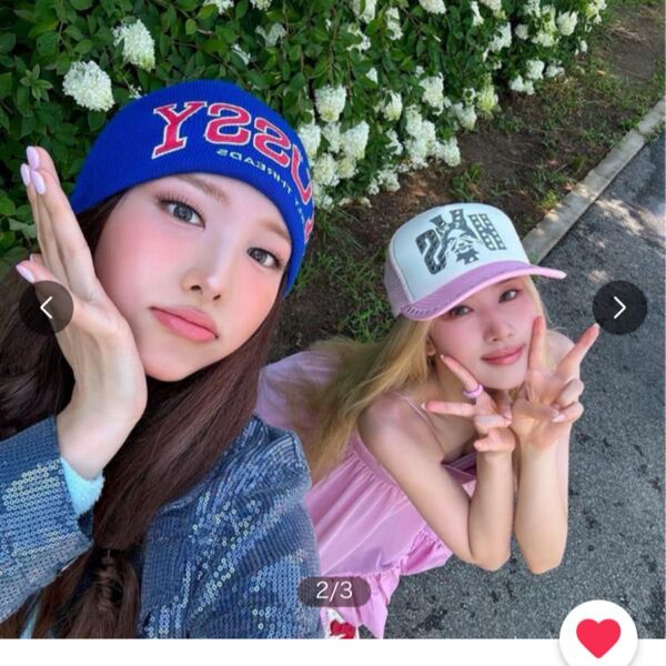 wiceサナ着用★ヒステリックグラマー★HYSTERIC GLAMOUR★SEE NO EVIL スタッズメッシュキャップ