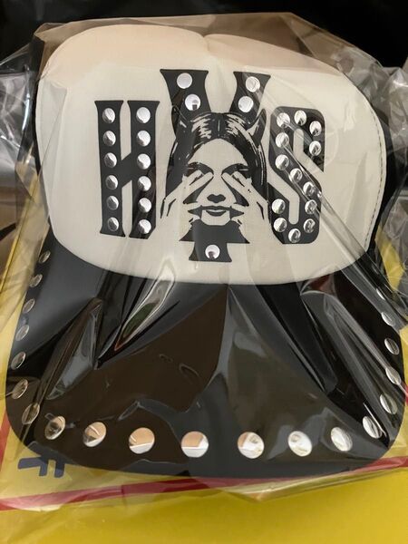 ラスト1点★新品タグ付★ヒステリックグラマー★HYSTERIC GLAMOUR★SEE NO EVIL スタッズメッシュキャップ