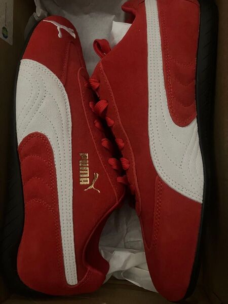 新品タグ付き★貴重な27cm★プーマ PUMA スピードキャット レッド★赤★ユニセックス