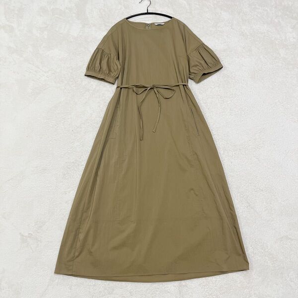 美品◆MORABITO モラビト ロングワンピース カーキ