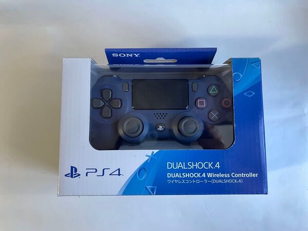 PS4 ワイヤレスコントローラー デュアルショック DUALSHOCK 4 ミッドナイトブルー 新品未使用 純正品 SONY PS