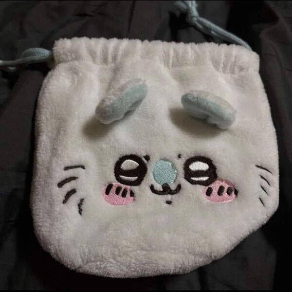 ちいかわ モモンガ フェイス巾着 ぷにぷに付箋