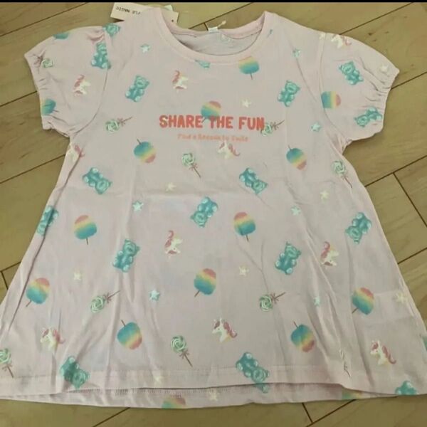 Tシャツ 半袖 130 キッズ かわいい ピンク 女の子