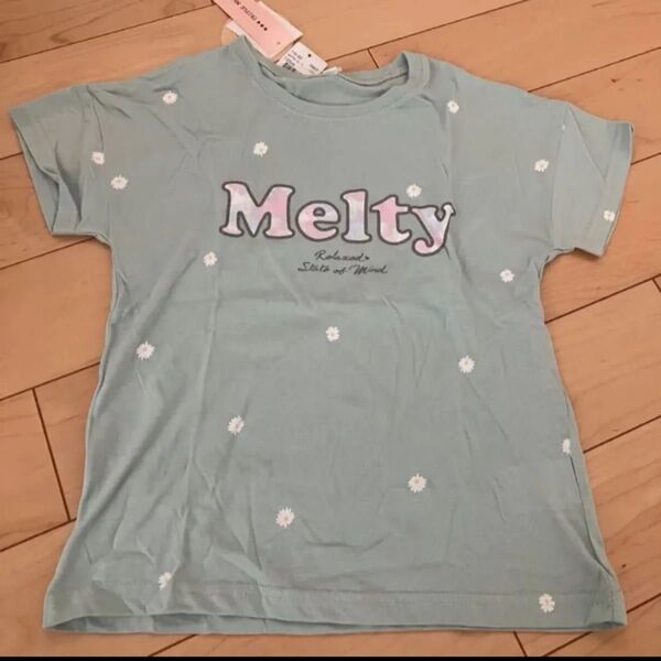 Tシャツ 半袖 130 女の子 ミント グリーン