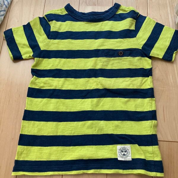 110 gap tシャツ 男の子 女の子 半袖 男の子 キッズ 半袖Tシャツ ボーダー Tシャツ