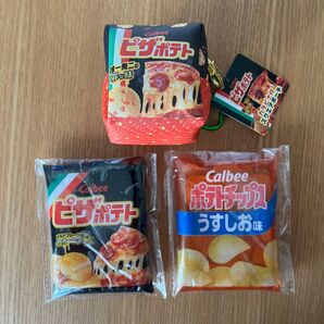 カラビナ付きマルチクリアポーチ、スクエアポーチ