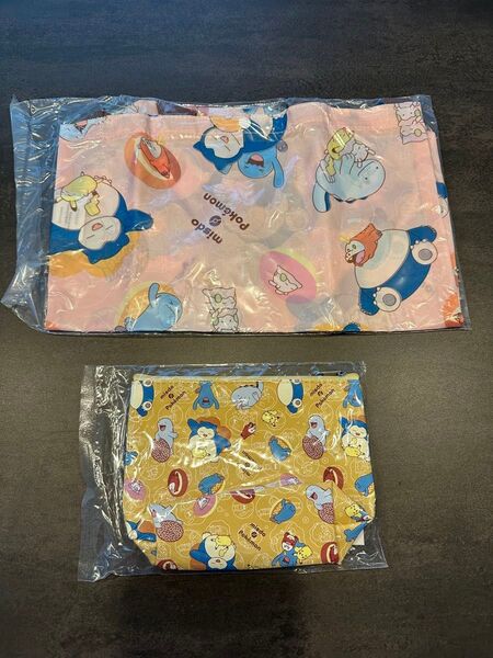 新品 ポケモン ミスタードーナツ エコバッグ ポーチ 2点セット