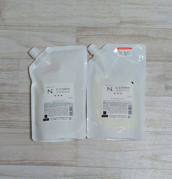 ナプラ N. エヌドット オイルイン シャンプー&トリートメント レフィル (750ml+650g)セット