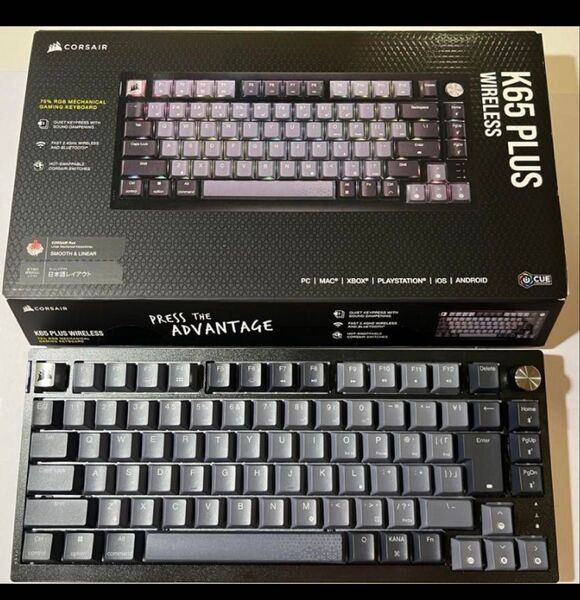 CORSAIR K65 PLUS WIRELESS JP ワイヤレスキーボード 日本語配列 コルセア