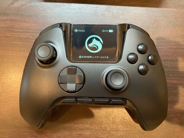 ManbaOne PC/Switch対応 多機能ゲームコントローラー(背面ボタン・連射・LCDディスプレイ搭載)