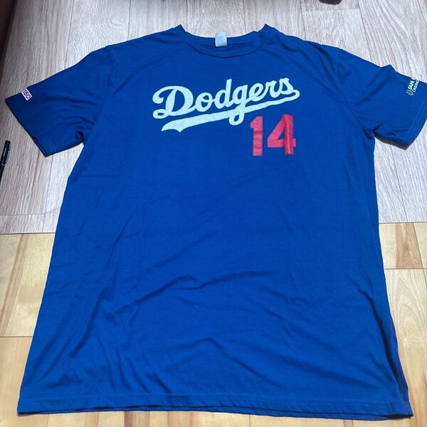 ロサンゼルス ドジャース 14 ヘルナンデス tシャツ 14 XLサイズ 半袖 MLB メジャーリーグ 大谷 佐々木 山本