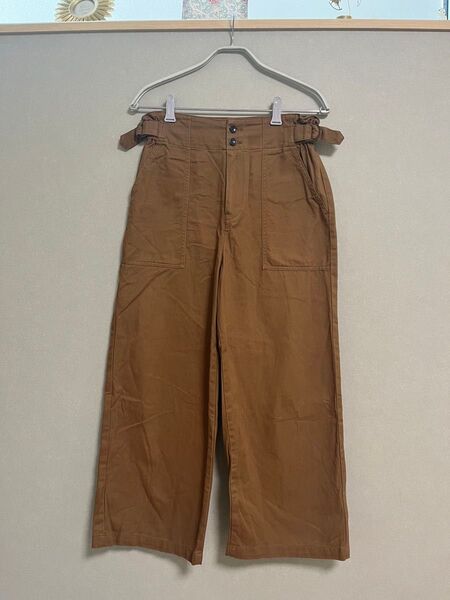 HK WORKS LONDON ブラウン ワイドパンツ Mサイズ