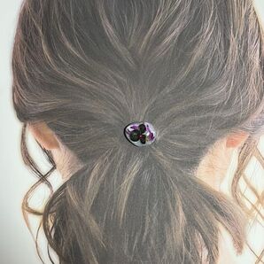 ②お得な3個セット ポニーフックorヘアピンorヘアゴムに加工致します 髪束