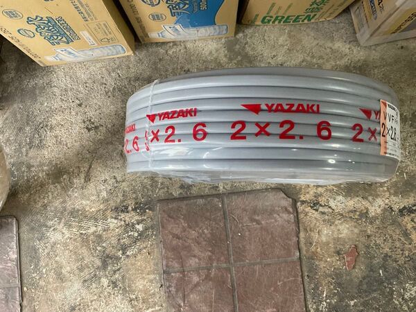 YAZAKI. VVF 2.6mm2芯 100m 新品