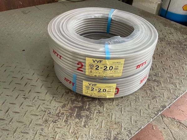 カワイ VA. 2mm2芯 100m 新品 2巻セット