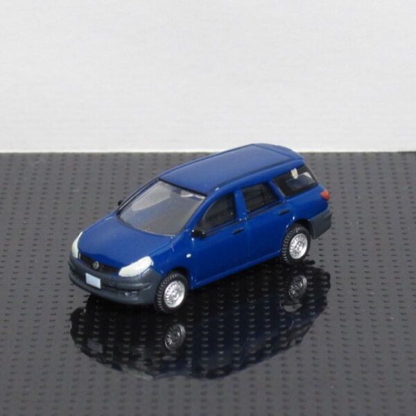 【全長約3cm程度】カーコレクション 第12弾 日産 AD 紺 トミーテック カーコレ 1/150