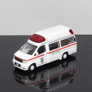 【全長約3.5cm程度】カーコレクション 第12弾 日産 パラメディック 救急車 東京消防庁 トミーテック カーコレ 1/150